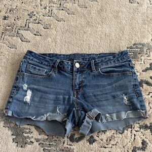 Aeropostale Women’s Denim Cut Off Distressed Shorts Sz 6